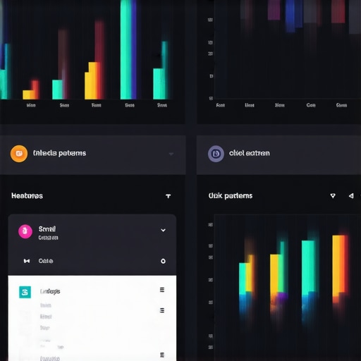 Analytics dashboard with heatmaps and user interaction data for local SEO
