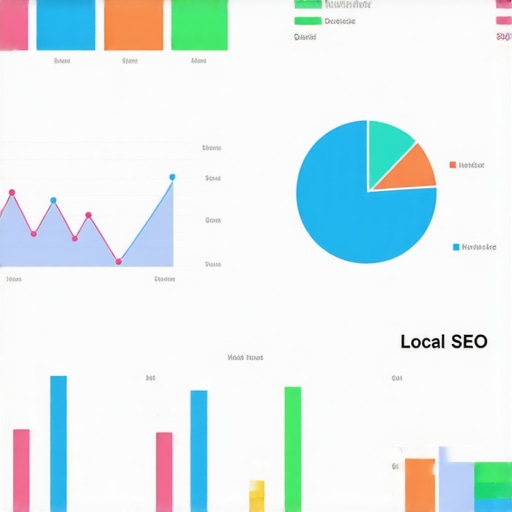Dashboard displaying local SEO metrics and analytics