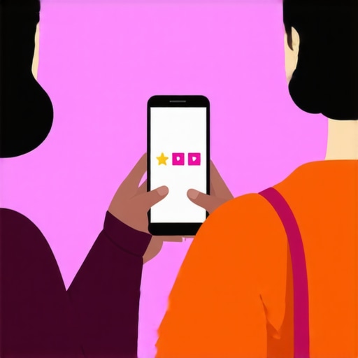 Authentic Engagement in Local SEO Person interacting with customers online and offline in a lively local shop