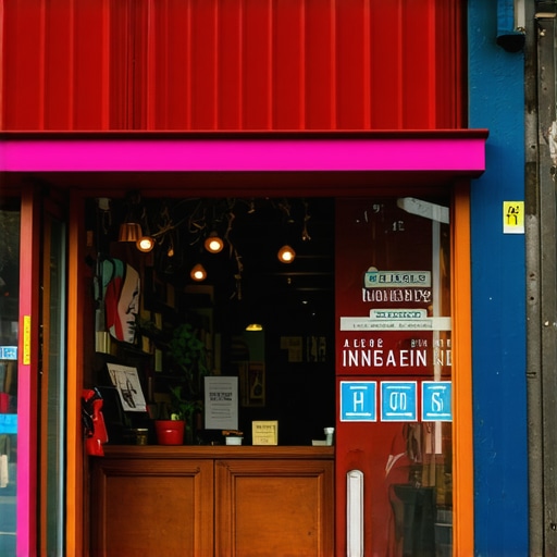 Community Engagement in Local Business Local storefront with friendly staff and community members