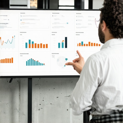 Deep Engagement Analytics for Local SEO Marketing strategist analyzing engagement metrics on a screen in a modern office