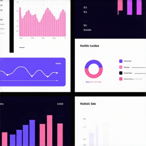 A dashboard showing data analytics for local SEO, including engagement metrics and technical SEO signals.