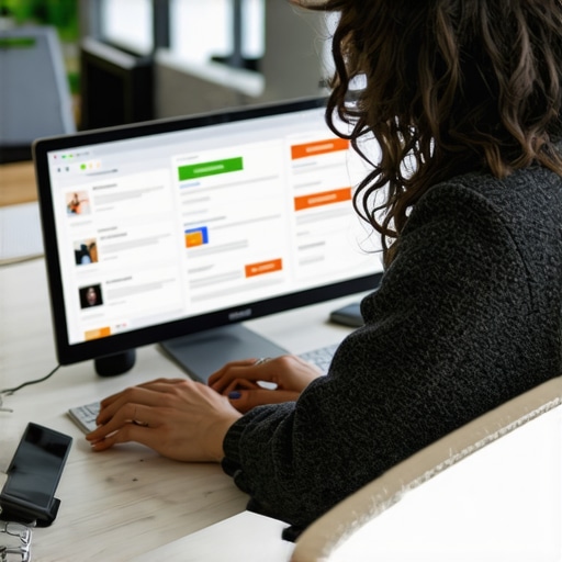 Business owner engaging with customer reviews on a laptop.