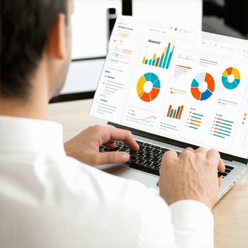 Business owner reviewing local SEO performance data with actionable insights.