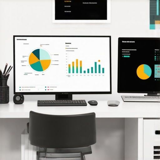 A comprehensive workspace showing analytics dashboards focused on local SEO engagement signals.
