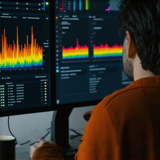Person reviewing website heatmaps and engagement analytics on a laptop.
