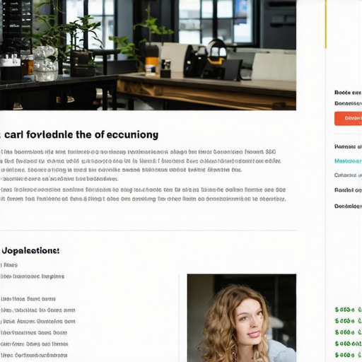 Screenshot of a well-optimized Google My Business profile emphasizing call-to-action buttons and engaging snippets.
