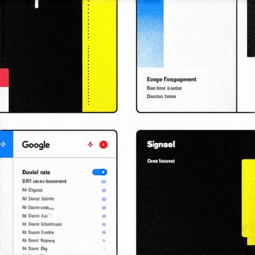 Diagram illustrating the complexity of engagement signals in local SEO
