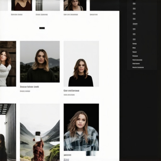 Website showcasing an interactive photo gallery with clickable hotspots and booking buttons.