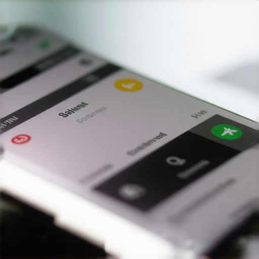 Smartphone showing a local business profile with calls to action and images