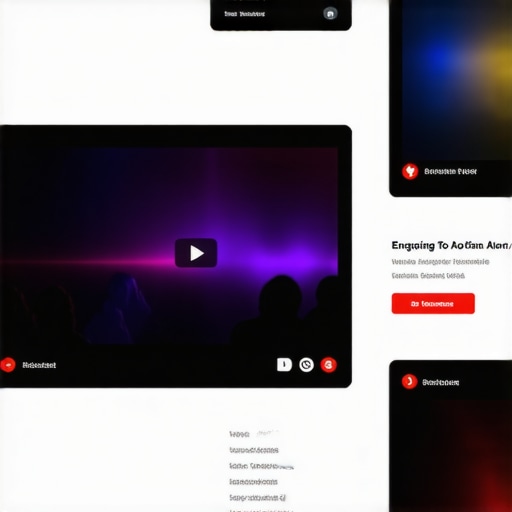 Website with interactive features, videos, and CTA buttons