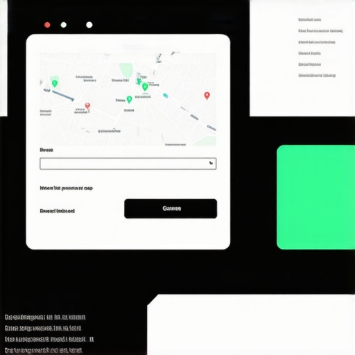 Illustration of a webpage showing scroll depth, map interactions, and CTA buttons for SEO