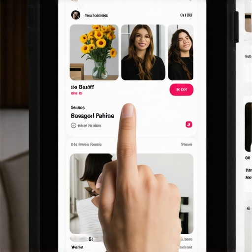 Person clicking on a Google My Business profile featuring images and call-to-action buttons.